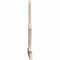 Ekena Millwork Saratoga Smooth Timber Gable Bracket, Douglas Fir, 72"W x 36"H x 1 1/2"D x 3 1/2"F, 12/12 Pitch GBW072X36X0204SAR00SDF - alternate 3
